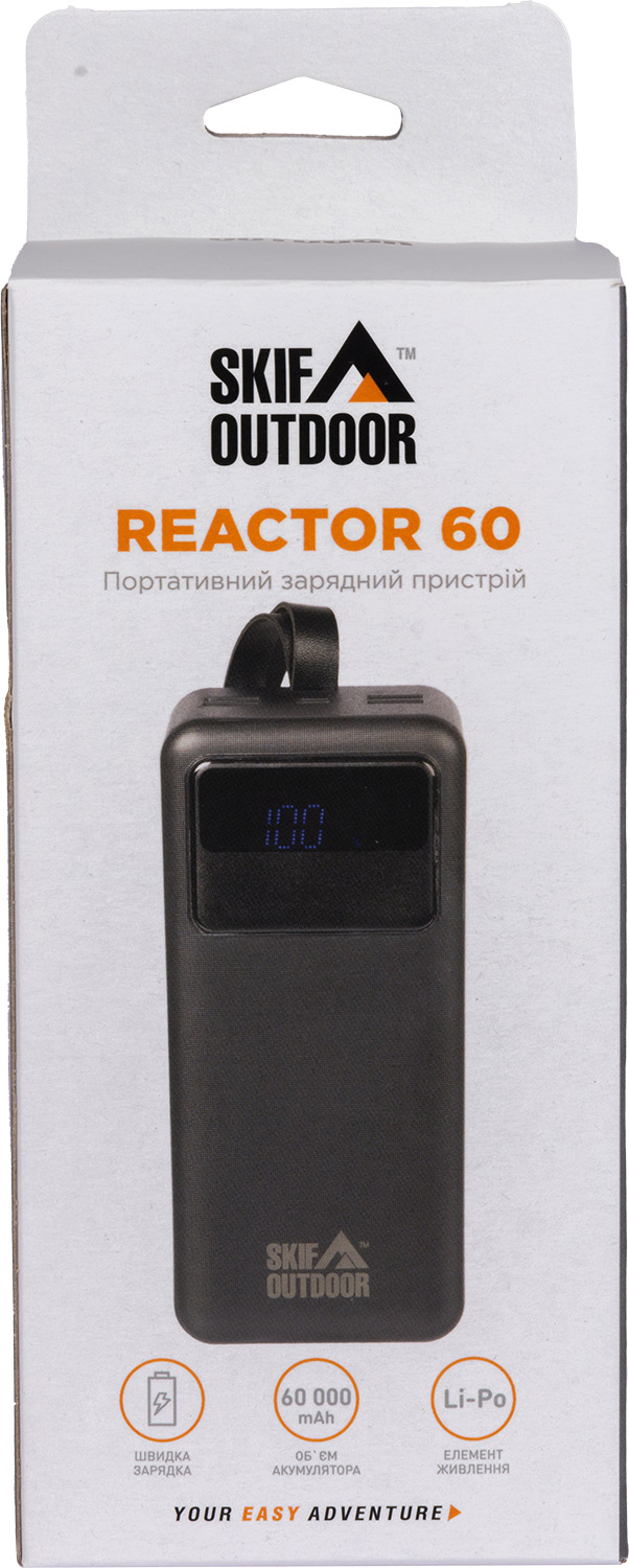 Портативний зарядний пристрій Skif Outdoor Reactor 60